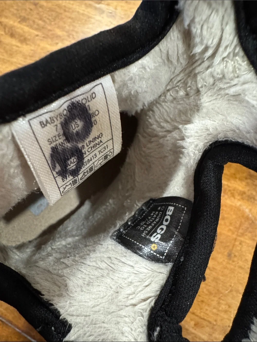 Bogs Black Kids Pull-On Rain & Snow Boots
